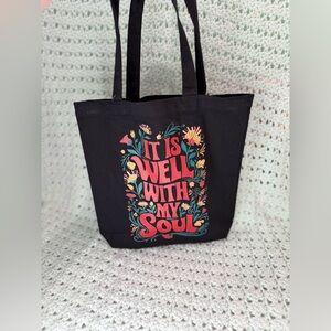 Small Tote Bag: It Is Well